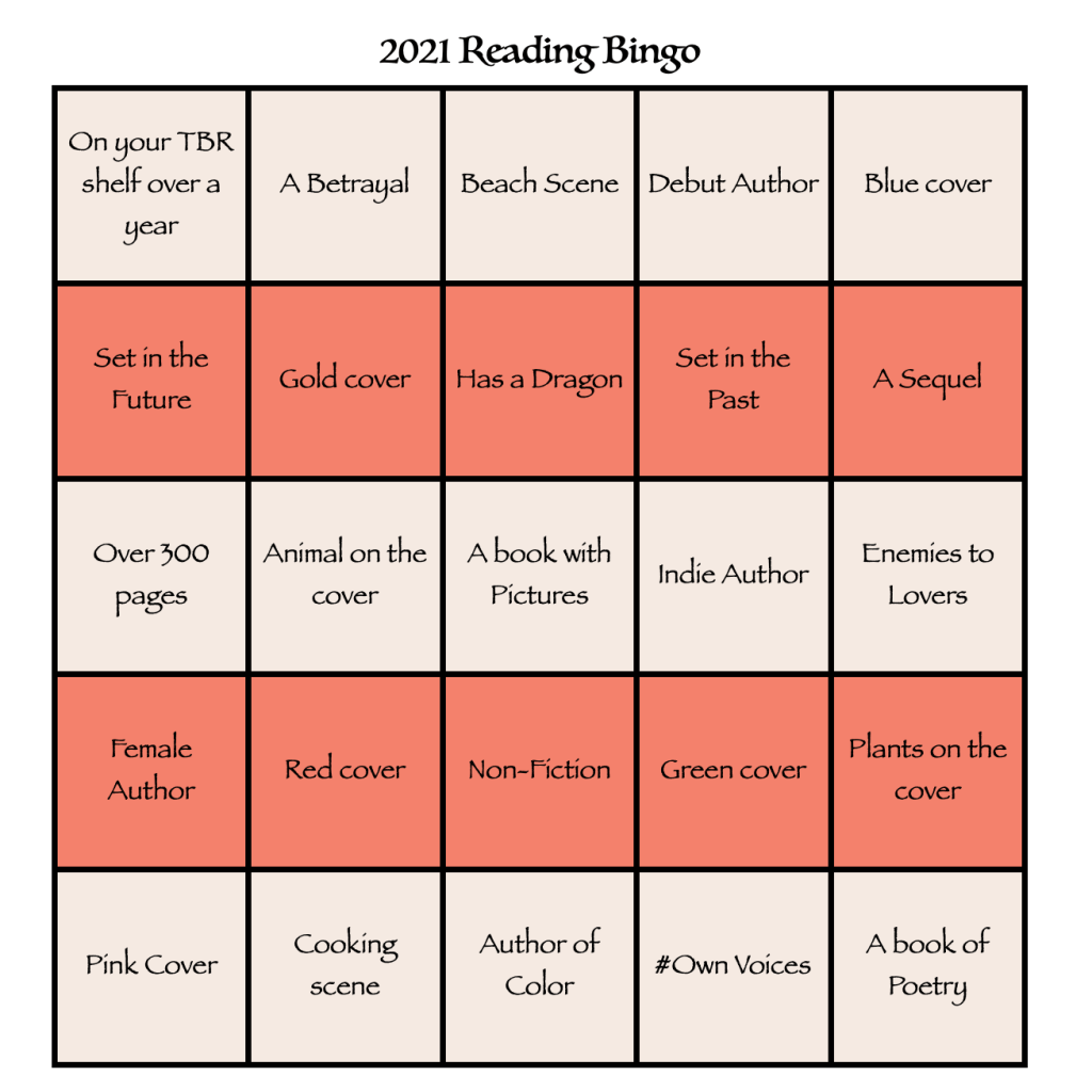 2021 Reading Bingo